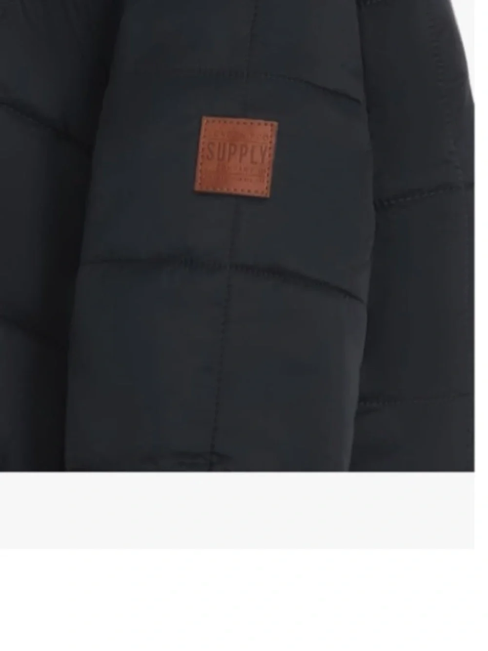 LONDON FOG Girls Heavyweight Sherpa jacket, Black, Large 14-16, NWT